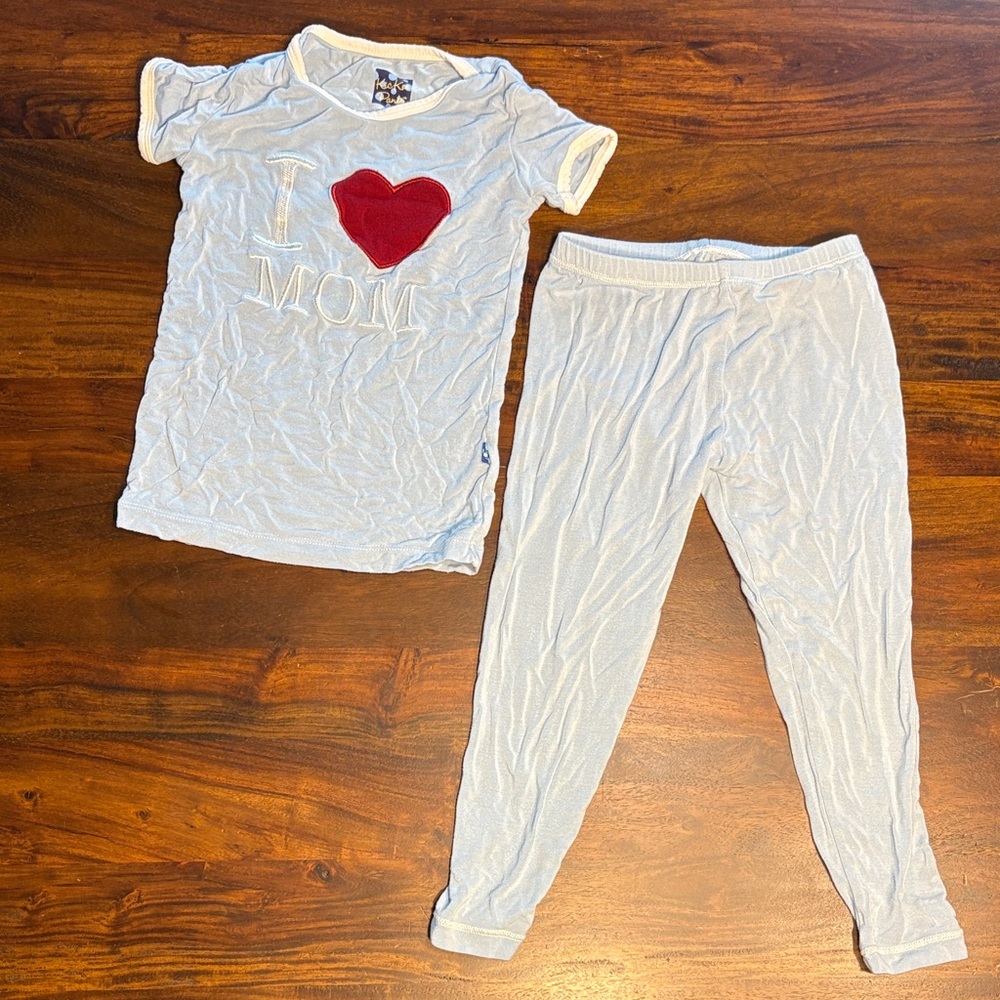 Kickee Pants stretchy pajamas, kids size 3T
